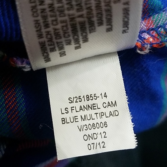 Old Navy Large Long Sleeve Plaid Flannel - Picture 7 of 7